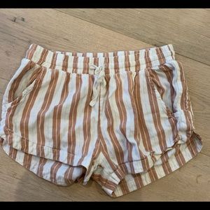 striped shorts from billabong